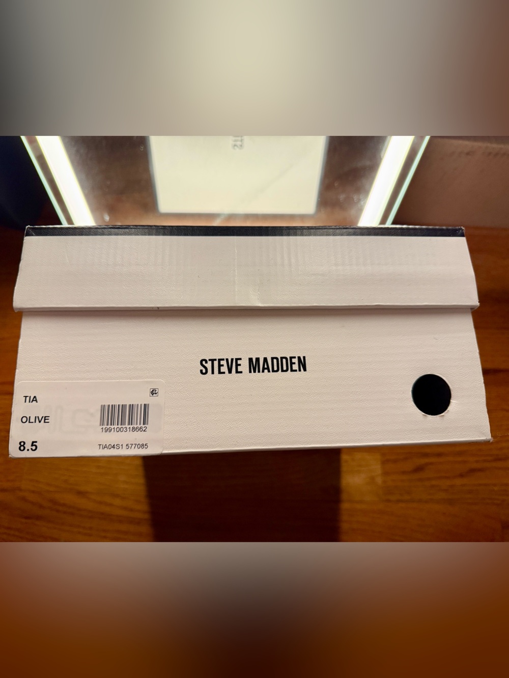 Steve Madden Tia Sandal in Olive - Picture 2 of 5